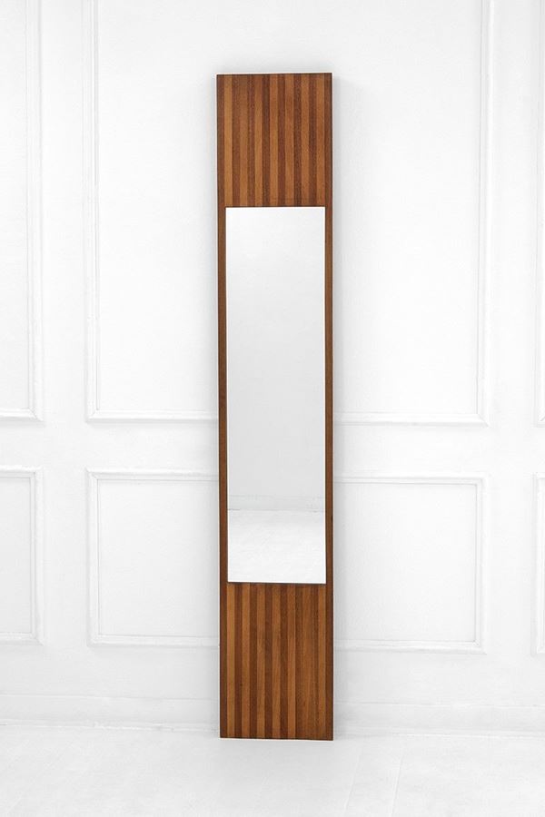 Ettore Sottsass - Rara specchiera
Metallo smalt