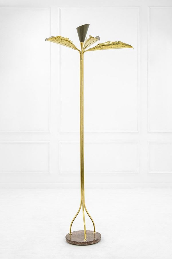 Angelo Lelii : Lampada da terra
Tubolare in   - Asta Design - Incanto Casa d'Aste e Galleria