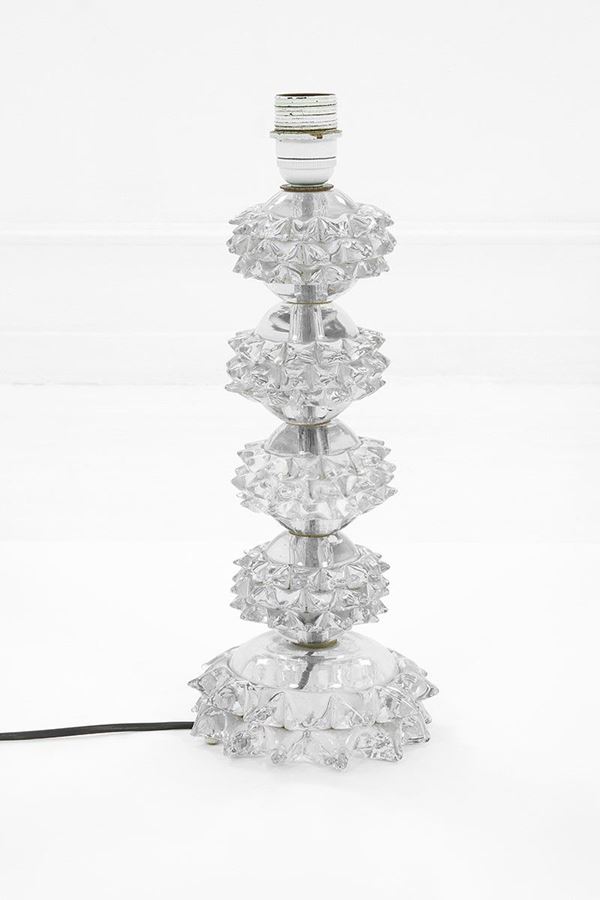 Ercole Barovier : Lampada da tavolo
Struttura i  - Auction Design - Incanto Casa d'Aste e Galleria