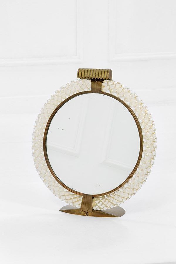 Venini : Specchio da trucco retroillumi  - Asta Design - Incanto Casa d'Aste e Galleria