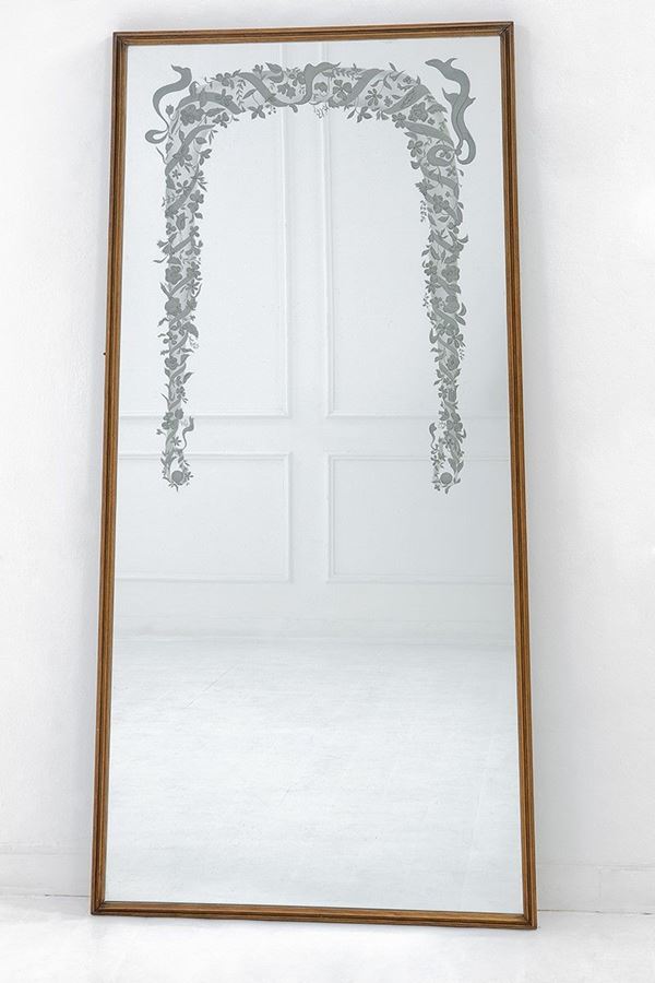 Fontana Arte : Specchiera
Legno tinto, vetro  - Auction Design - Incanto Casa d'Aste e Galleria