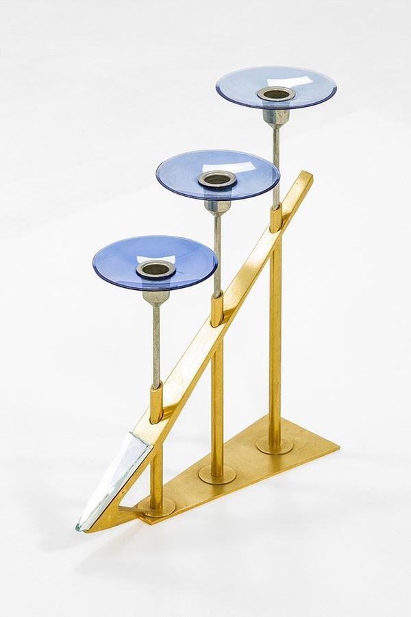 Fontana Arte : Candeliere
Ottone satinato, o  - Auction Design - Incanto Casa d'Aste e Galleria