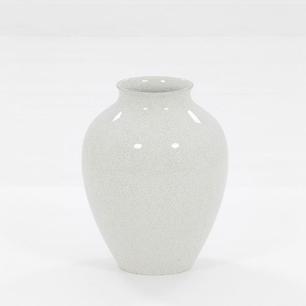 Gio Ponti (attr.) : Vaso
Ceramica decorata a fint  - Asta Design - Incanto Casa d'Aste e Galleria