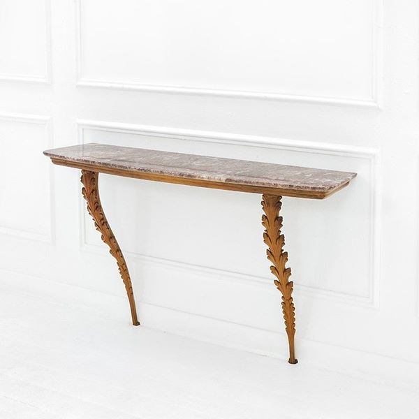 Console
Legno scolpito, marmo