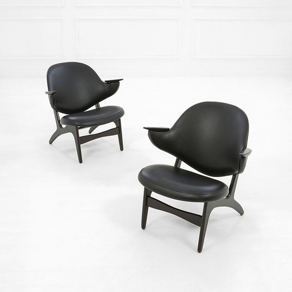 Arne Hovmand-Olsen : Coppia di poltrone
Struttura   - Asta Design - Incanto Casa d'Aste e Galleria