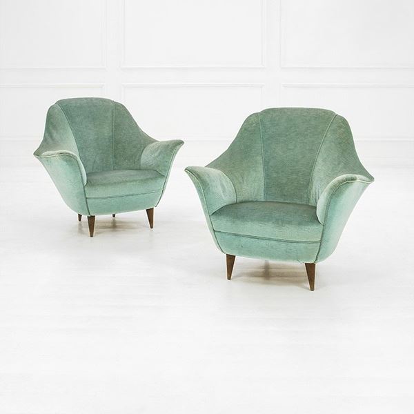 Due poltrone
Legno di noce to  - Auction Design - Incanto Casa d'Aste e Galleria