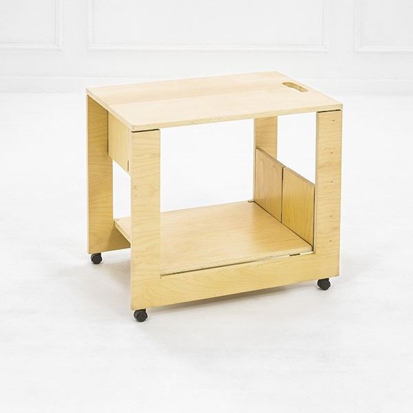 Anonima Design (Jaretti, Luzi, Prandi, Roccato, Virano) - Carrello
Legno di frassino, a