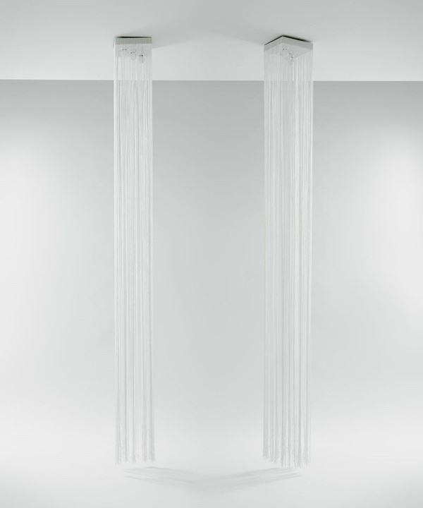 Mario Yagi &amp; Studio Simon : Due lampade a plafone mod. Gar  - Asta Design - Incanto Casa d'Aste e Galleria