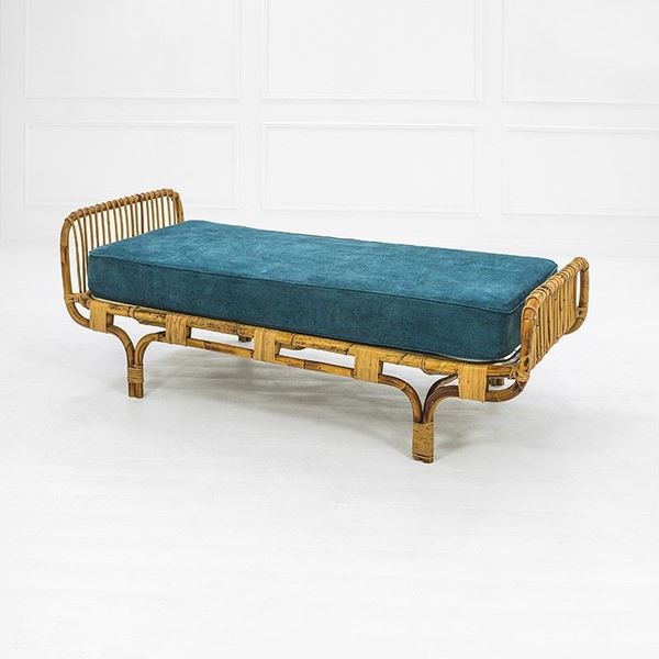 Tito Agnoli : Letto a giorno
Canna d&#39;India,  - Auction Design - Incanto Casa d'Aste e Galleria