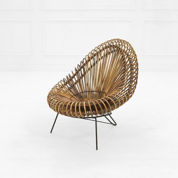 Janine Abraham, Dirk Jan Rol : Poltrona
Tondino di ferro sma  - Asta Design - Incanto Casa d'Aste e Galleria