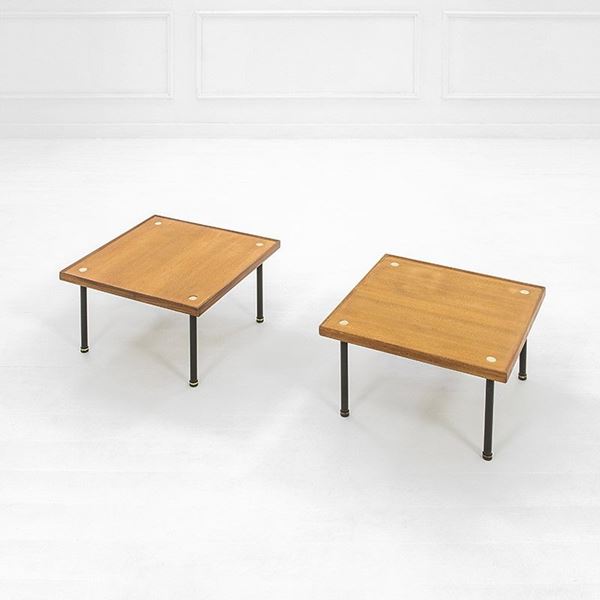 F. Bruno : Due tavolini
Metallo smaltato  - Auction Design - Incanto Casa d'Aste e Galleria