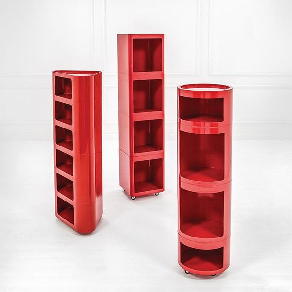 Augusto Brusa : Mobili contenitori componibili  - Asta Design - Incanto Casa d'Aste e Galleria