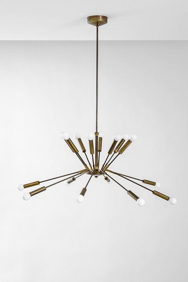 Lampadario
Ottone.
Italia, 1