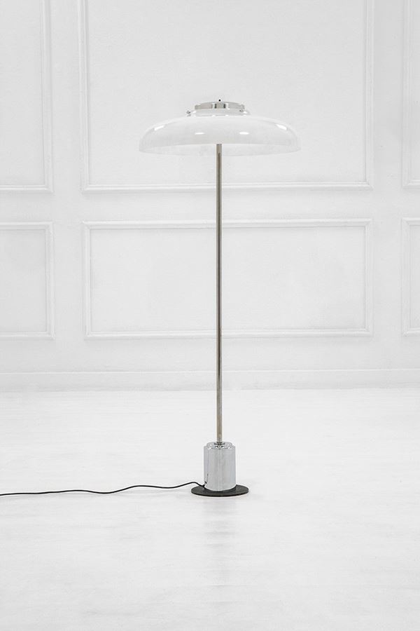 Gino Sarfatti : Rara lampada da terra mod. 100  - Asta Design - Incanto Casa d'Aste e Galleria