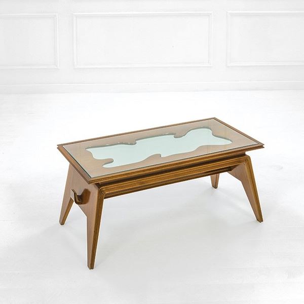 Tavolino
Legno di mogano, vet