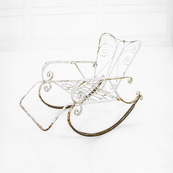 Dondolo
Ferro battuto. 
Ital  - Auction Design - Incanto Casa d'Aste e Galleria