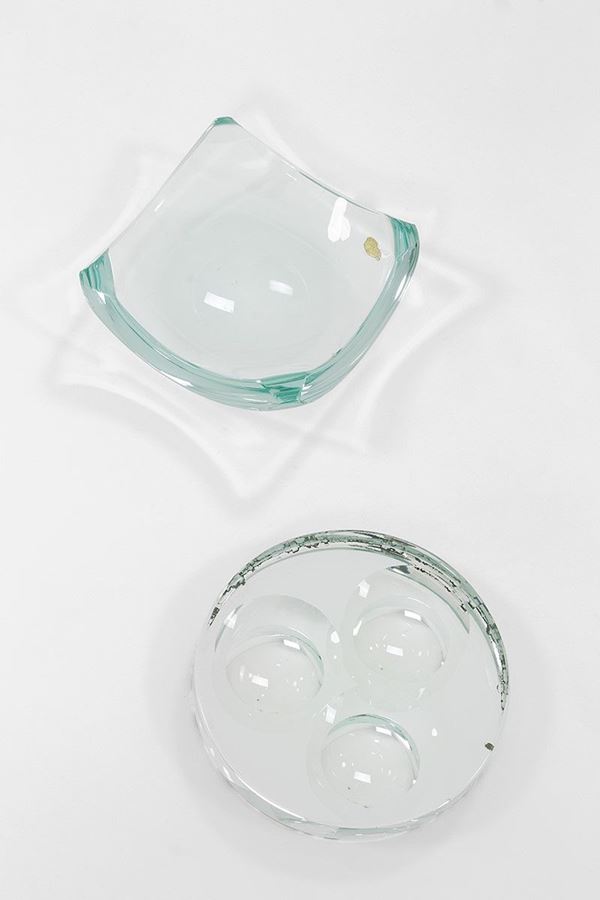 Fontana Arte : Due svuotatasche
Cristallo cu  - Auction Design - Incanto Casa d'Aste e Galleria