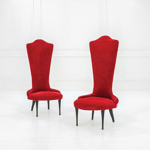 Due poltrone da camino
Legno   - Auction Design - Incanto Casa d'Aste e Galleria
