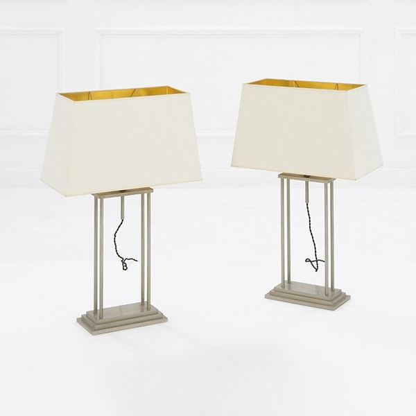 Due lampade da tavolo
Metallo  - Auction Design - Incanto Casa d'Aste e Galleria