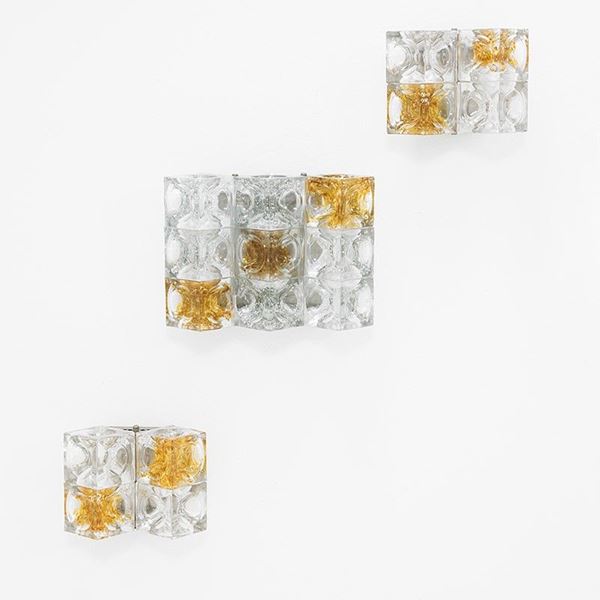 Albano Poli : Tre lampade da parete
Acciaio  - Auction Design - Incanto Casa d'Aste e Galleria