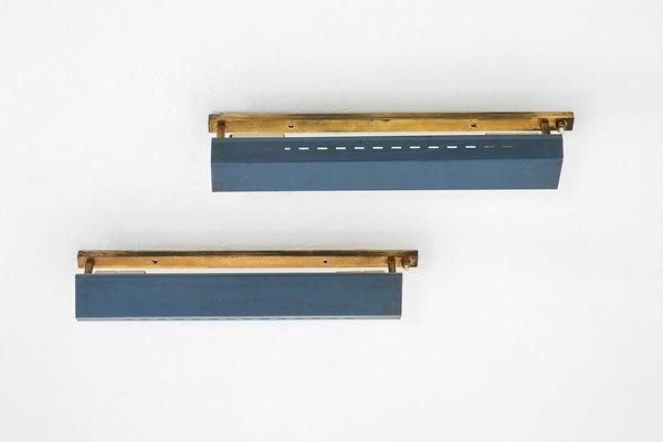 Stilnovo - Due lampade da parete
Ottone,