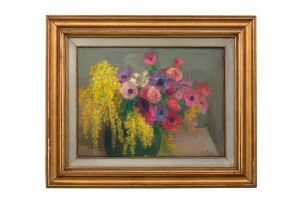 Evangelina Alciati - Fiori
Olio su tavoletta firma