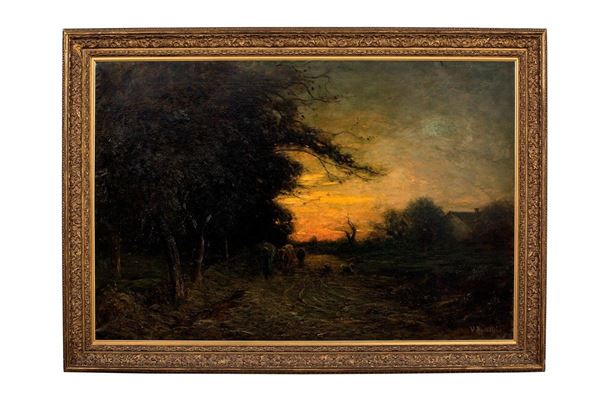 Vittorio Bussolino - Tramonto
Olio su tela firmato