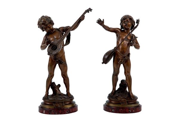 Putti musicanti
Due sculture 