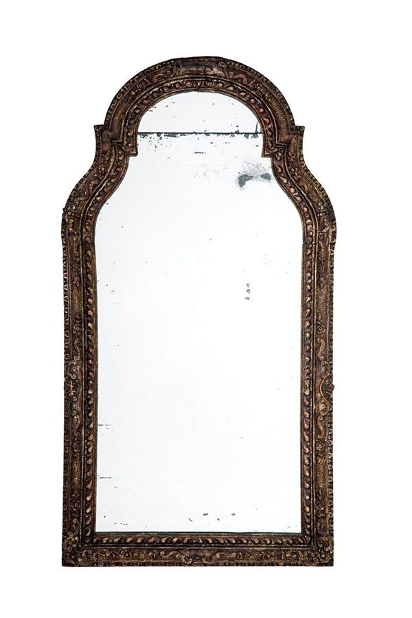 Specchiera in legno scolpito e  - Auction Antiquariato - Incanto Casa d'Aste e Galleria