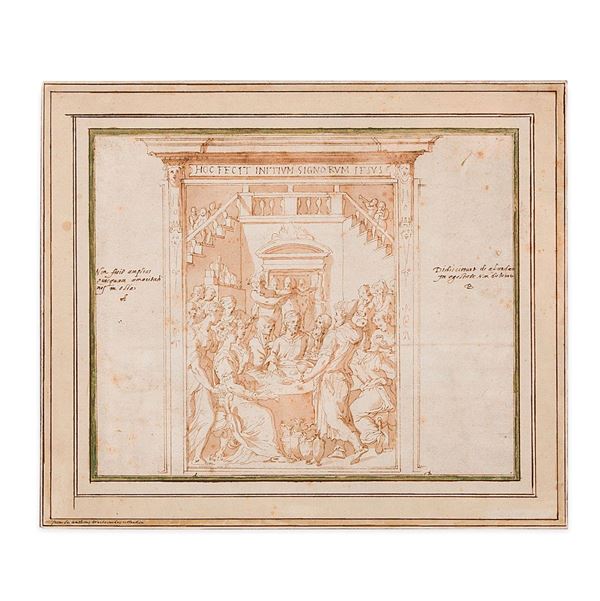 Giorgio Vasari - Studio per le “ Nozze di Cana”