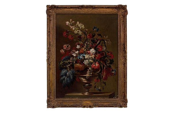 Mario Nuzzi detto Mario dei Fiori - Fiori di convolvolo, garofano,