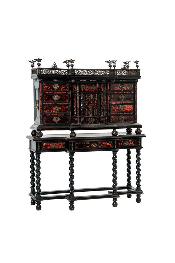 Importante stipo in legno eban  - Auction Antiquariato - Incanto Casa d'Aste e Galleria