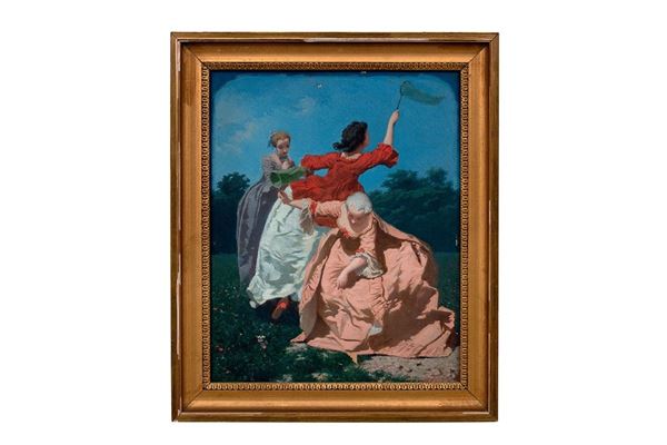 Guido Gonin : Caccia alle farfalle
Olio su   - Auction Antiquariato - Incanto Casa d'Aste e Galleria