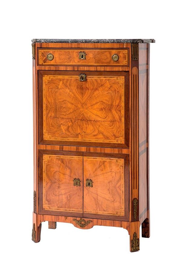 Secr&#233;taire impiallacciato in l  - Auction Antiquariato - Incanto Casa d'Aste e Galleria