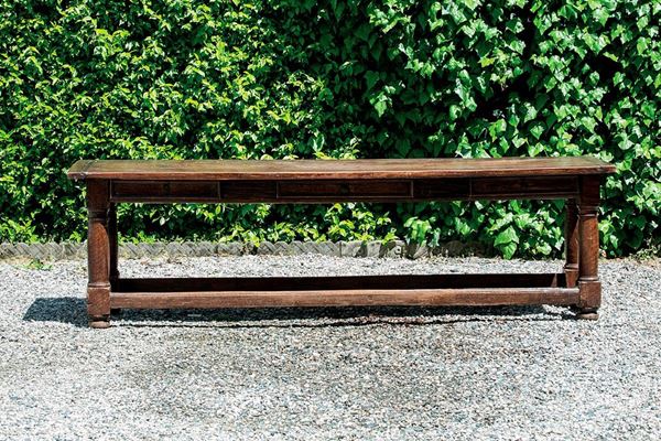Grande tavolo rettangolare in   - Auction Antiquariato - Incanto Casa d'Aste e Galleria