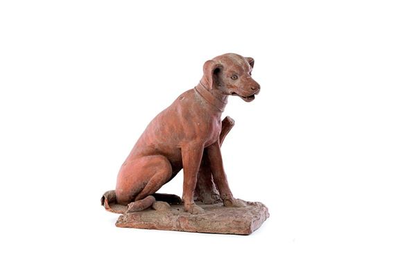 Cane in terracotta, XIX sec.