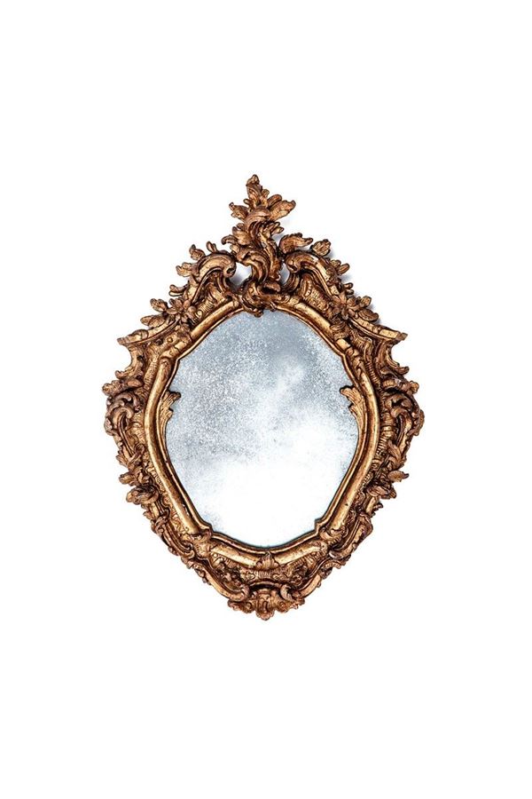 Piccola specchierina in legno   - Asta Antiquariato - Incanto Casa d'Aste e Galleria