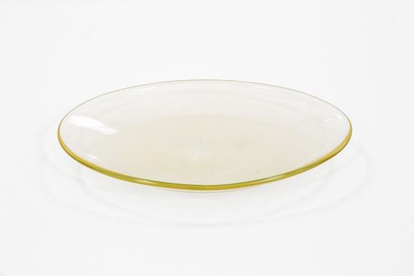 Piatto
Vetro paglierino con i  - Auction Design - Incanto Casa d'Aste e Galleria