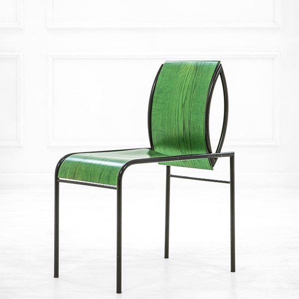 Michele De Lucchi : Sedia mod. Kim
Tondino di fer  - Asta Design - Incanto Casa d'Aste e Galleria