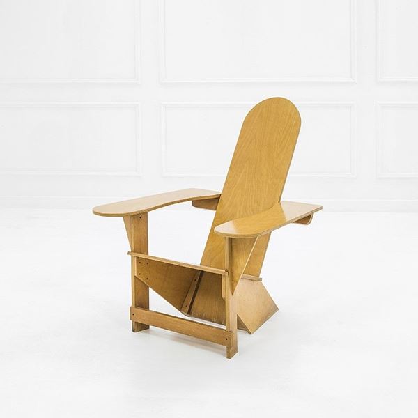 Pierre Dariel : Poltrona
Legno di acero.
Dis  - Auction Design - Incanto Casa d'Aste e Galleria
