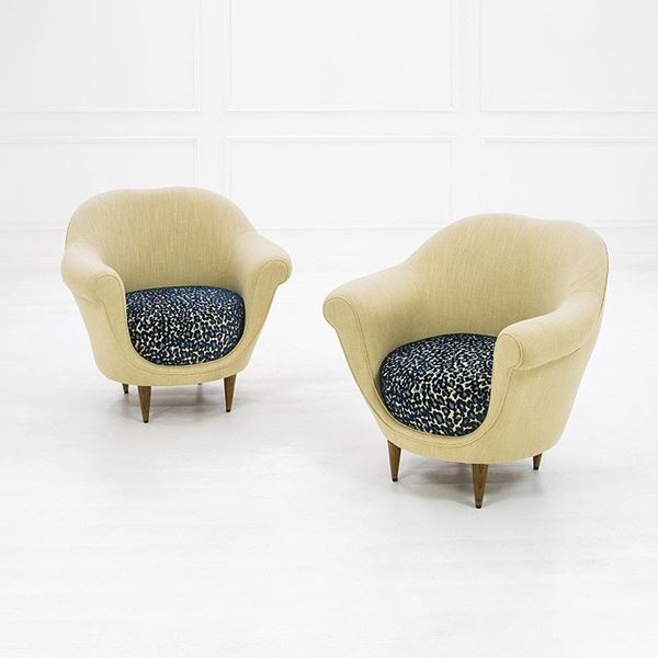 Due poltrone
Legno tornito, t  - Asta Design - Incanto Casa d'Aste e Galleria