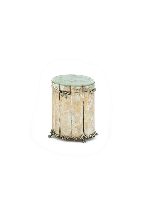 Scatola portat&#232; in argento cos