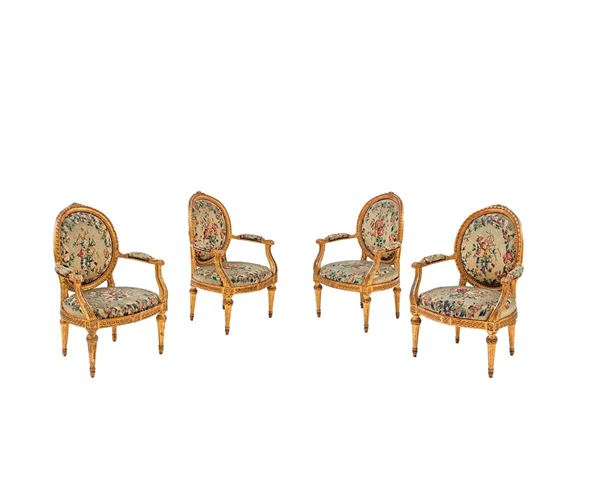 Importante serie di quattro po  - Auction Antiquariato - Incanto Casa d'Aste e Galleria