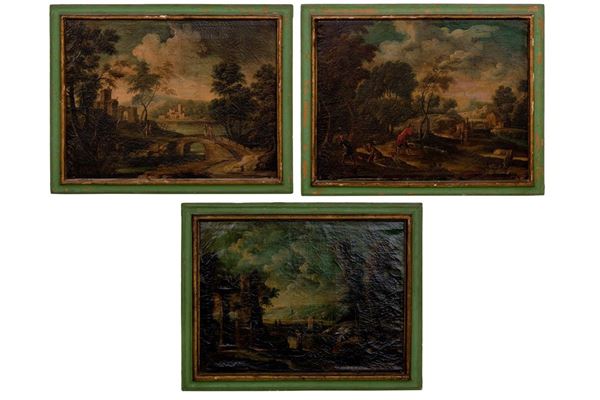 Paesaggista fiammingo italiani  - Asta Antiquariato - Incanto Casa d'Aste e Galleria