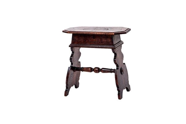 Sgabello in noce, traversa tor  - Asta Antiquariato - Incanto Casa d'Aste e Galleria
