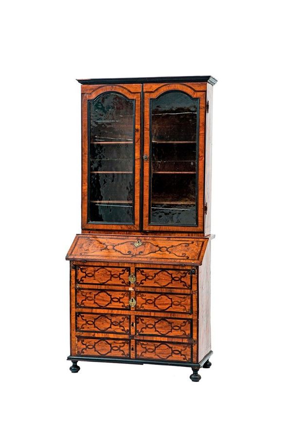 Doppiocorpo impiallacciato ed   - Auction Antiquariato - Incanto Casa d'Aste e Galleria