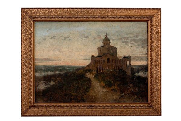 Luigi Bertelli : San Luca
Olio su tela firmato  - Auction Antiquariato - Incanto Casa d'Aste e Galleria