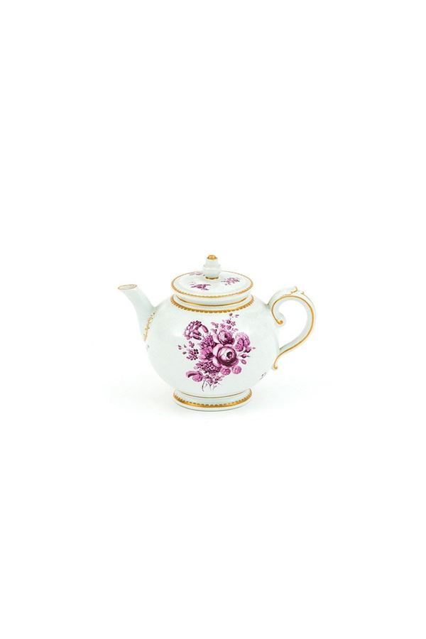 Teiera in porcellana decorata   - Asta Antiquariato - Incanto Casa d'Aste e Galleria