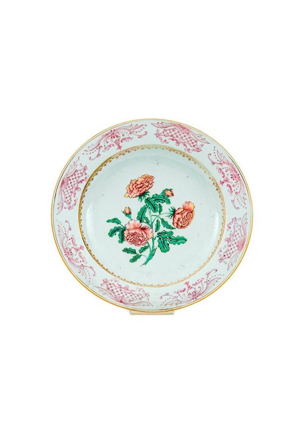 Grande piatto in porcellana de  - Asta Antiquariato - Incanto Casa d'Aste e Galleria