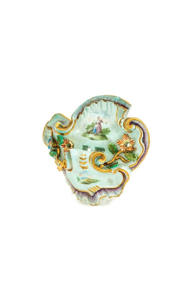 Cartiglio in porcellana dipint  - Auction Antiquariato - Incanto Casa d'Aste e Galleria